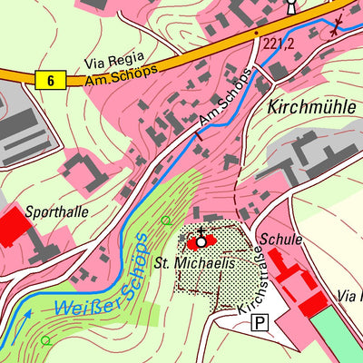 Staatsbetrieb Geobasisinformation und Vermessung Sachsen Markersdorf, Markersdorf (1:10,000 scale) digital map