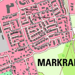 Staatsbetrieb Geobasisinformation und Vermessung Sachsen Markranstädt, Markranstädt, Stadt (1:10,000 scale) digital map