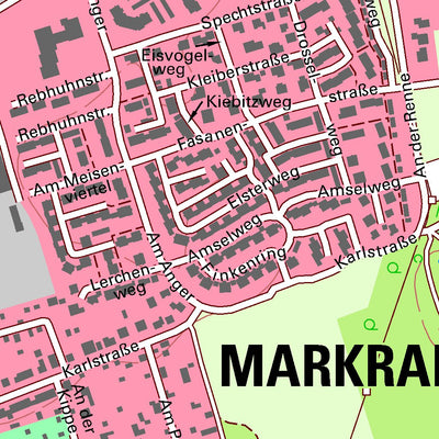 Staatsbetrieb Geobasisinformation und Vermessung Sachsen Markranstädt, Markranstädt, Stadt (1:10,000 scale) digital map