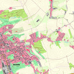 Staatsbetrieb Geobasisinformation und Vermessung Sachsen Meerane, Stadt, Meerane, Stadt (1:10,000 scale) digital map