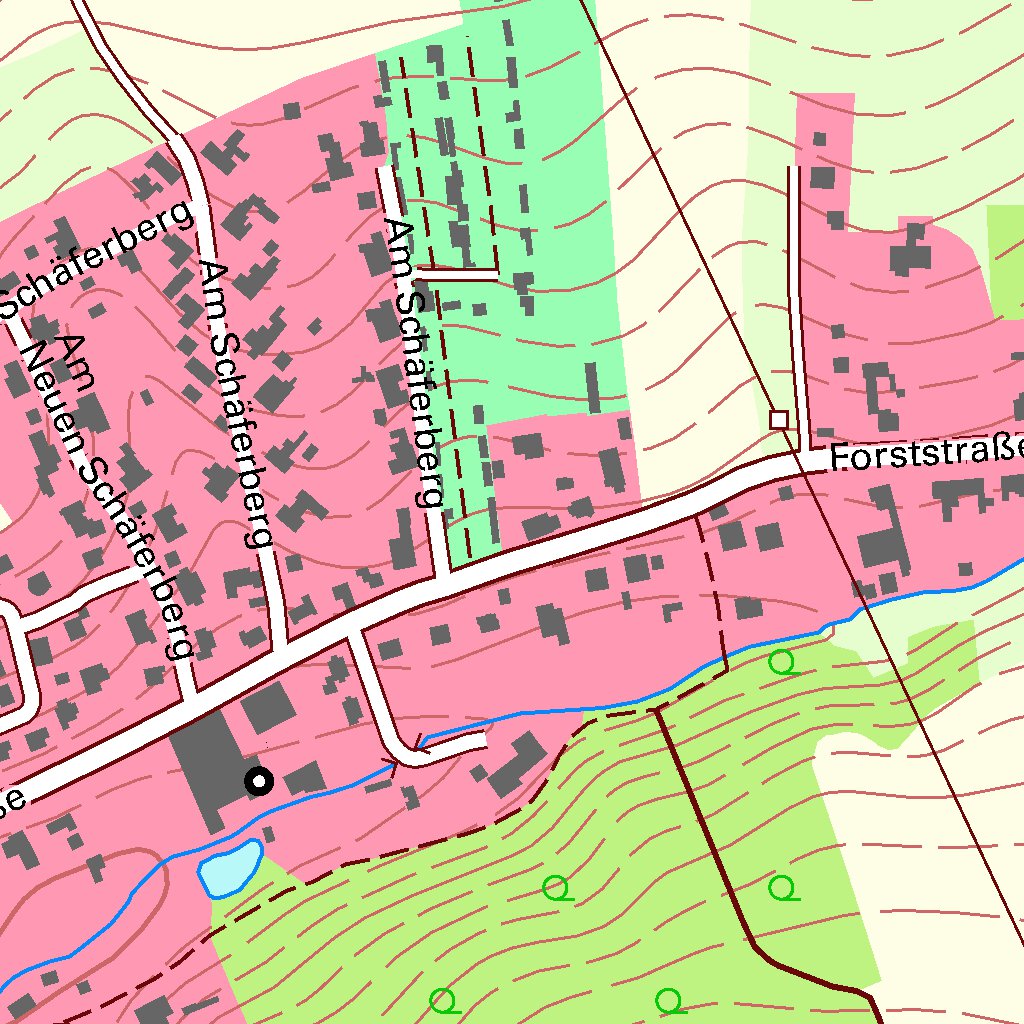 Meerane Map Meerane, Stadt, Meerane, Stadt (1:10,000 scale) Map by Staatsbetrieb ...