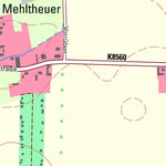 Staatsbetrieb Geobasisinformation und Vermessung Sachsen Mehltheuer, Hirschstein (1:10,000 scale) digital map