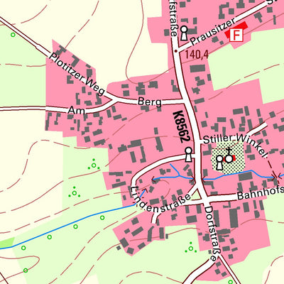Staatsbetrieb Geobasisinformation und Vermessung Sachsen Mehltheuer, Hirschstein (1:10,000 scale) digital map