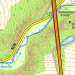 Staatsbetrieb Geobasisinformation und Vermessung Sachsen Meusegast, Dohna, Stadt (1:10,000 scale) digital map