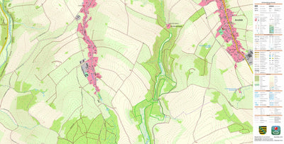 Staatsbetrieb Geobasisinformation und Vermessung Sachsen Mildenau, Mildenau (1:10,000 scale) digital map