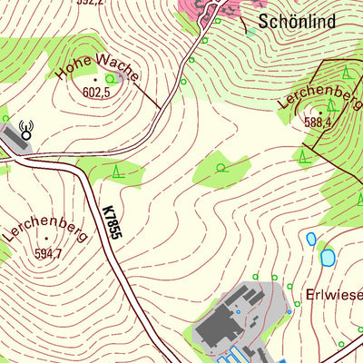 Staatsbetrieb Geobasisinformation und Vermessung Sachsen Mißlareuth, Weischlitz (1:25,000 scale) digital map
