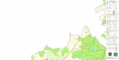 Staatsbetrieb Geobasisinformation und Vermessung Sachsen Mißlareuth, Weischlitz 2 (1:10,000 scale) digital map