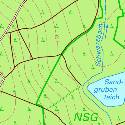 Staatsbetrieb Geobasisinformation und Vermessung Sachsen Mißlareuth, Weischlitz 2 (1:10,000 scale) digital map