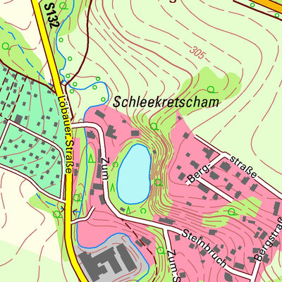 Staatsbetrieb Geobasisinformation und Vermessung Sachsen Mittelherwigsdorf, Mittelherwigsdorf (1:10,000 scale) digital map