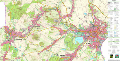 Staatsbetrieb Geobasisinformation und Vermessung Sachsen Mittelherwigsdorf, Mittelherwigsdorf (1:25,000 scale) digital map
