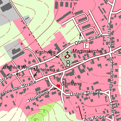 Staatsbetrieb Geobasisinformation und Vermessung Sachsen Mockritz, Großweitzschen (1:10,000 scale) digital map