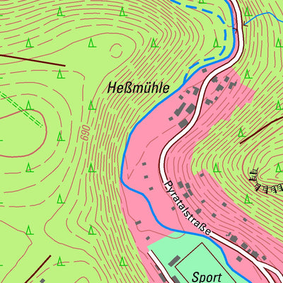 Staatsbetrieb Geobasisinformation und Vermessung Sachsen Morgenröthe-Rautenkranz, Muldenhammer 1 (1:10,000 scale) digital map