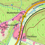 Staatsbetrieb Geobasisinformation und Vermessung Sachsen Morgenröthe-Rautenkranz, Muldenhammer 1 (1:10,000 scale) digital map