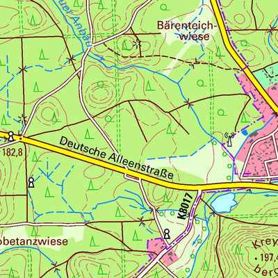 Staatsbetrieb Geobasisinformation und Vermessung Sachsen Moritzburg, Moritzburg (1:25,000 scale) digital map