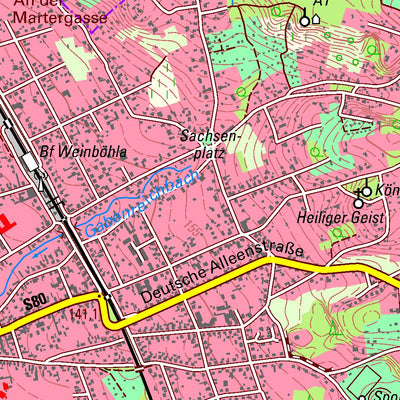 Staatsbetrieb Geobasisinformation und Vermessung Sachsen Moritzburg, Moritzburg (1:25,000 scale) digital map