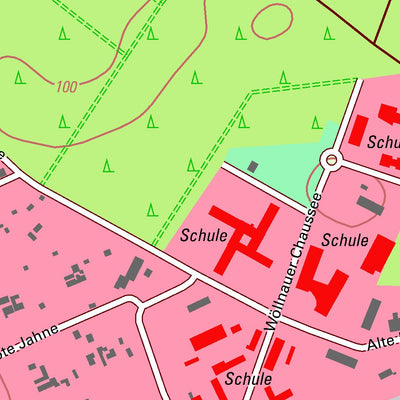Staatsbetrieb Geobasisinformation und Vermessung Sachsen Mörtitz, Doberschütz (1:10,000 scale) digital map