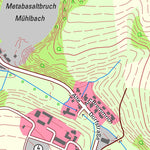 Staatsbetrieb Geobasisinformation und Vermessung Sachsen Mühlbach, Frankenberg/Sa., Stadt (1:10,000 scale) digital map