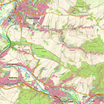 Staatsbetrieb Geobasisinformation und Vermessung Sachsen Mühlbach, Frankenberg/Sa., Stadt (1:25,000 scale) digital map