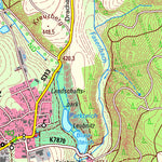 Staatsbetrieb Geobasisinformation und Vermessung Sachsen Mühltroff, Pausa-Mühltroff, Stadt (1:25,000 scale) digital map