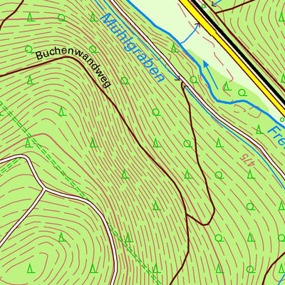 Staatsbetrieb Geobasisinformation und Vermessung Sachsen Mulda/Sa., Mulda/Sa. (1:10,000 scale) digital map