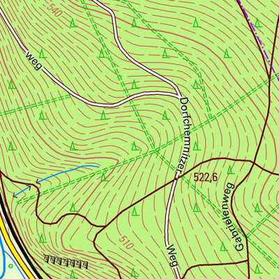 Staatsbetrieb Geobasisinformation und Vermessung Sachsen Mulda/Sa., Mulda/Sa. (1:10,000 scale) digital map