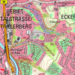Staatsbetrieb Geobasisinformation und Vermessung Sachsen Mülsen St. Jacob, Mülsen (1:25,000 scale) digital map