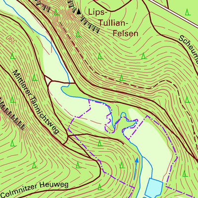 Staatsbetrieb Geobasisinformation und Vermessung Sachsen Naundorf, Bobritzsch-Hilbersdorf (1:10,000 scale) digital map