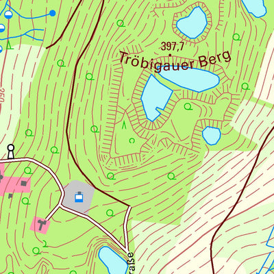 Staatsbetrieb Geobasisinformation und Vermessung Sachsen Naundorf, Doberschau-Gaußig (1:10,000 scale) digital map