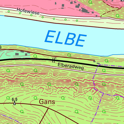 Staatsbetrieb Geobasisinformation und Vermessung Sachsen Naundorf, Struppen (1:10,000 scale) digital map