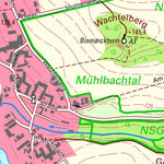 Staatsbetrieb Geobasisinformation und Vermessung Sachsen Nemt, Wurzen, Stadt (1:10,000 scale) digital map