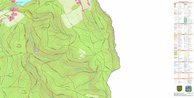 Staatsbetrieb Geobasisinformation und Vermessung Sachsen Neuhausen/Erzgeb., Neuhausen/Erzgeb. 1 (1:10,000 scale) digital map