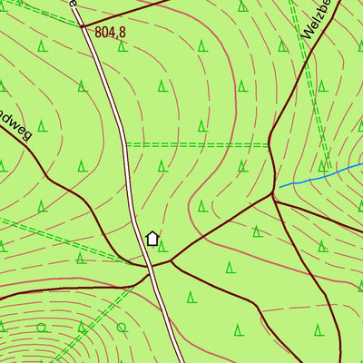 Staatsbetrieb Geobasisinformation und Vermessung Sachsen Neuhausen/Erzgeb., Neuhausen/Erzgeb. 1 (1:10,000 scale) digital map