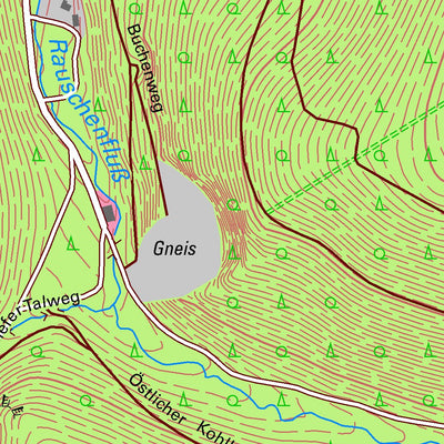 Staatsbetrieb Geobasisinformation und Vermessung Sachsen Neuhausen/Erzgeb., Neuhausen/Erzgeb. 1 (1:10,000 scale) digital map