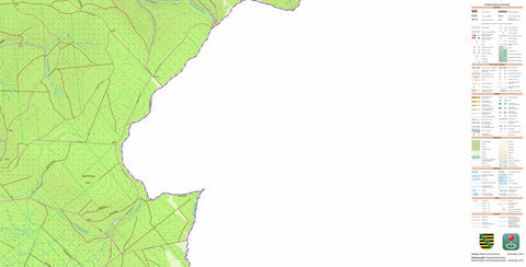 Staatsbetrieb Geobasisinformation und Vermessung Sachsen Neuhausen/Erzgeb., Neuhausen/Erzgeb. 2 (1:10,000 scale) digital map