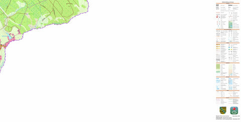 Staatsbetrieb Geobasisinformation und Vermessung Sachsen Neuhausen/Erzgeb., Neuhausen/Erzgeb. 3 (1:10,000 scale) digital map