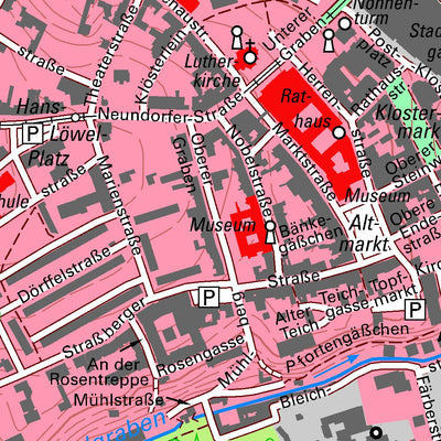Staatsbetrieb Geobasisinformation und Vermessung Sachsen Neundorfer Vorstadt, Plauen, Stadt (1:10,000 scale) digital map