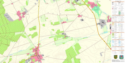 Staatsbetrieb Geobasisinformation und Vermessung Sachsen Neußen, Belgern-Schildau, Stadt (1:10,000 scale) digital map