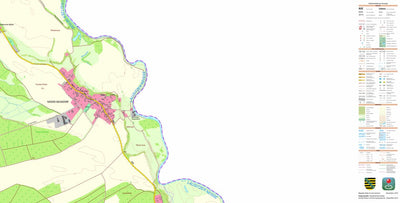 Staatsbetrieb Geobasisinformation und Vermessung Sachsen Nieder-Neundorf, Rothenburg/O.L., Stadt (1:10,000 scale) digital map
