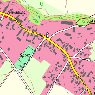 Staatsbetrieb Geobasisinformation und Vermessung Sachsen Nieder-Neundorf, Rothenburg/O.L., Stadt (1:10,000 scale) digital map