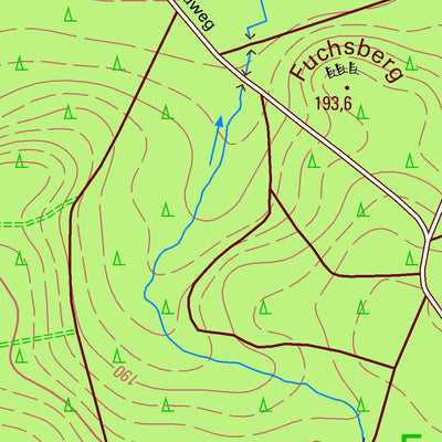 Staatsbetrieb Geobasisinformation und Vermessung Sachsen Nieder Seifersdorf, Waldhufen (1:10,000 scale) digital map