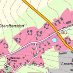 Staatsbetrieb Geobasisinformation und Vermessung Sachsen Niederalbertsdorf, Langenbernsdorf (1:10,000 scale) digital map