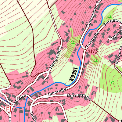 Staatsbetrieb Geobasisinformation und Vermessung Sachsen Niedercrinitz, Hirschfeld (1:10,000 scale) digital map