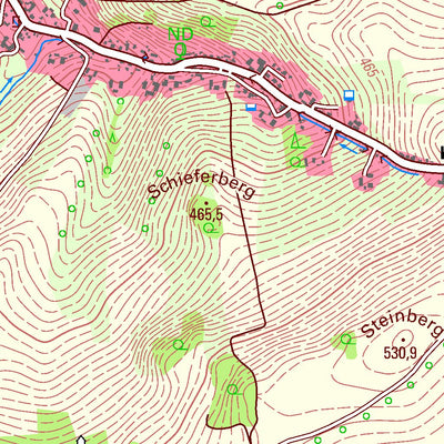 Staatsbetrieb Geobasisinformation und Vermessung Sachsen Niederdorf, Niederdorf (1:25,000 scale) digital map