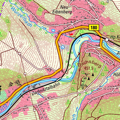 Staatsbetrieb Geobasisinformation und Vermessung Sachsen Niederdorf, Niederdorf (1:25,000 scale) digital map