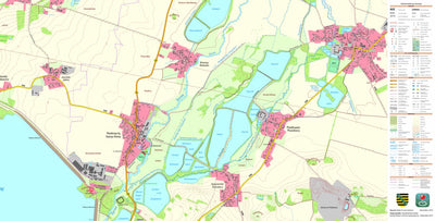 Staatsbetrieb Geobasisinformation und Vermessung Sachsen Niedergurig, Malschwitz (1:10,000 scale) digital map