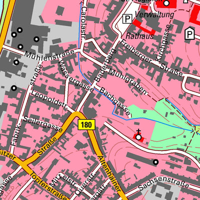 Staatsbetrieb Geobasisinformation und Vermessung Sachsen Niederlichtenau, Lichtenau (1:10,000 scale) digital map