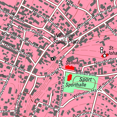 Staatsbetrieb Geobasisinformation und Vermessung Sachsen Niederplanitz, Zwickau, Stadt (1:10,000 scale) digital map