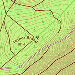 Staatsbetrieb Geobasisinformation und Vermessung Sachsen Oberbärenburg, Altenberg, Stadt (1:10,000 scale) digital map