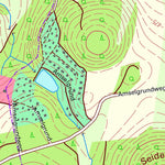 Staatsbetrieb Geobasisinformation und Vermessung Sachsen Obercrinitz, Crinitzberg (1:10,000 scale) digital map