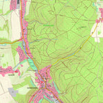 Staatsbetrieb Geobasisinformation und Vermessung Sachsen Oberfrauendorf, Glashütte, Stadt (1:10,000 scale) digital map